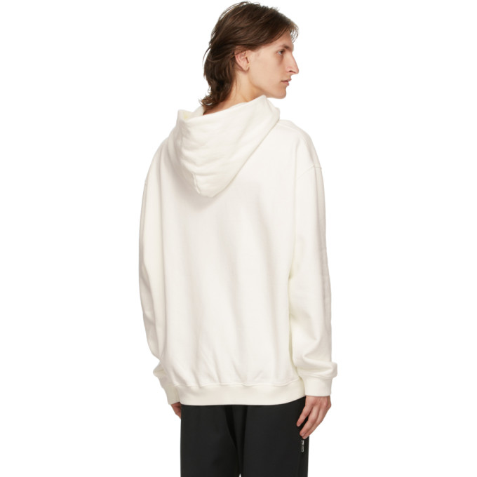MAISON MARGIELA MAISON MARGIELA OFF-WHITE LOGO HOODIE