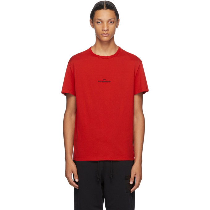 MAISON MARGIELA MAISON MARGIELA RED MAKO COTTON T-SHIRT