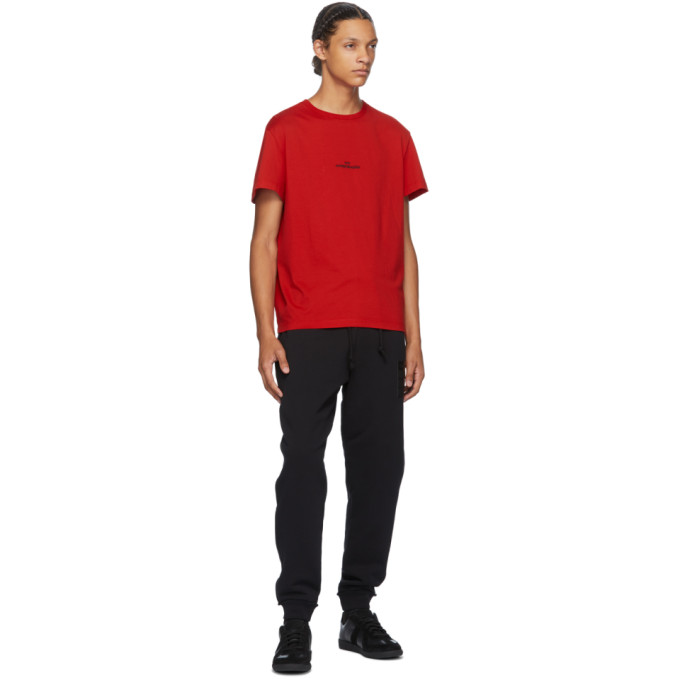 MAISON MARGIELA MAISON MARGIELA RED MAKO COTTON T-SHIRT