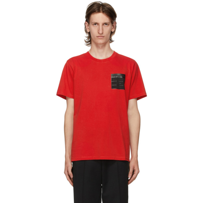 MAISON MARGIELA MAISON MARGIELA RED STEREOTYPE T-SHIRT