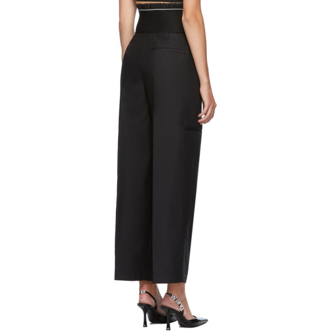 ALEXANDER WANG ALEXANDER WANG BLACK CARROT TROUSERS