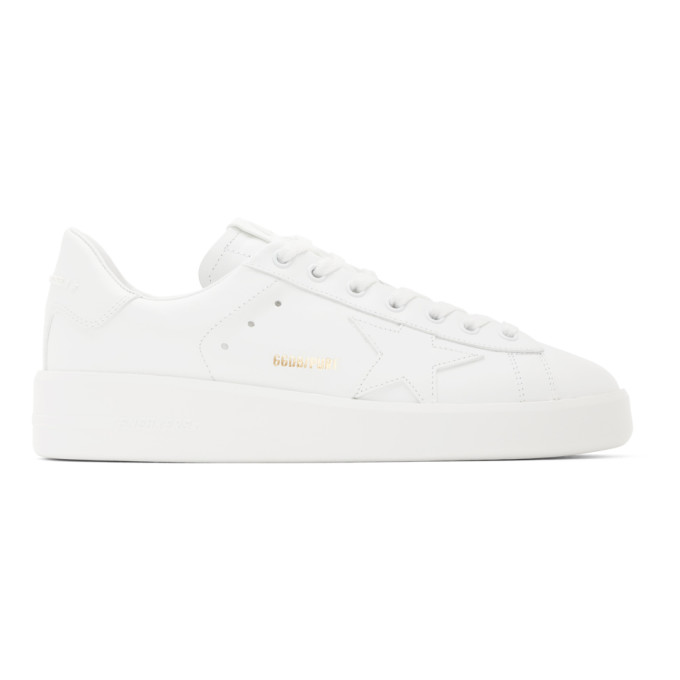 Click to view more detailed imagery on our partner's website Golden Goose Star Patch Low Top Sneakers In 10100 Optic