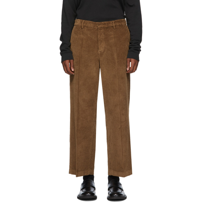 BARENA VENEZIA BARENA BROWN CORDUROY DELFO TROUSERS