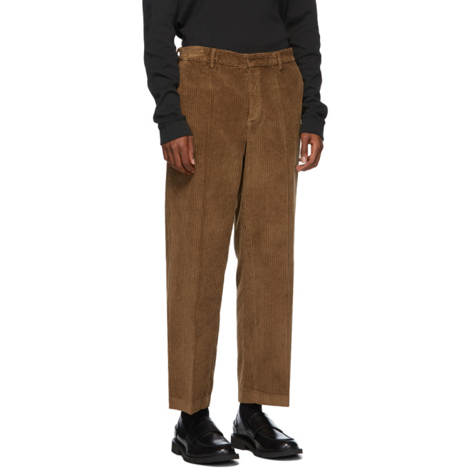 BARENA VENEZIA BARENA BROWN CORDUROY DELFO TROUSERS