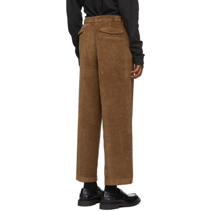 BARENA VENEZIA BARENA BROWN CORDUROY DELFO TROUSERS