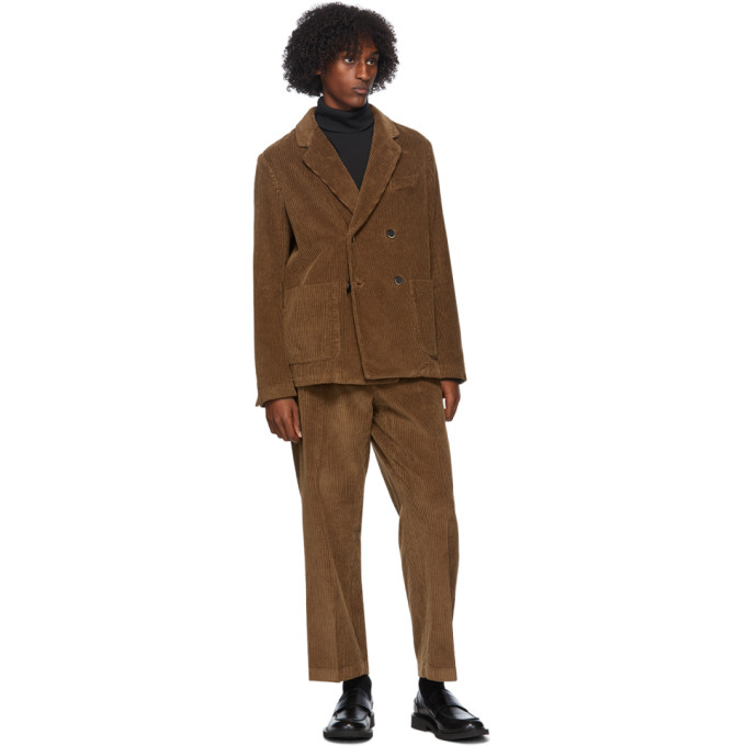 BARENA VENEZIA BARENA BROWN CORDUROY DELFO TROUSERS
