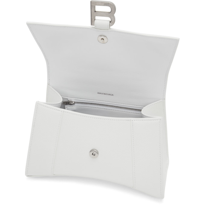 BALENCIAGA BALENCIAGA WHITE SMALL HOURGLASS BAG