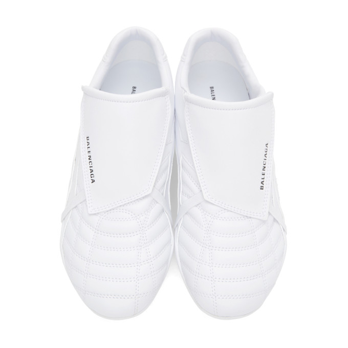 BALENCIAGA WHITE SOCCER SNEAKERS