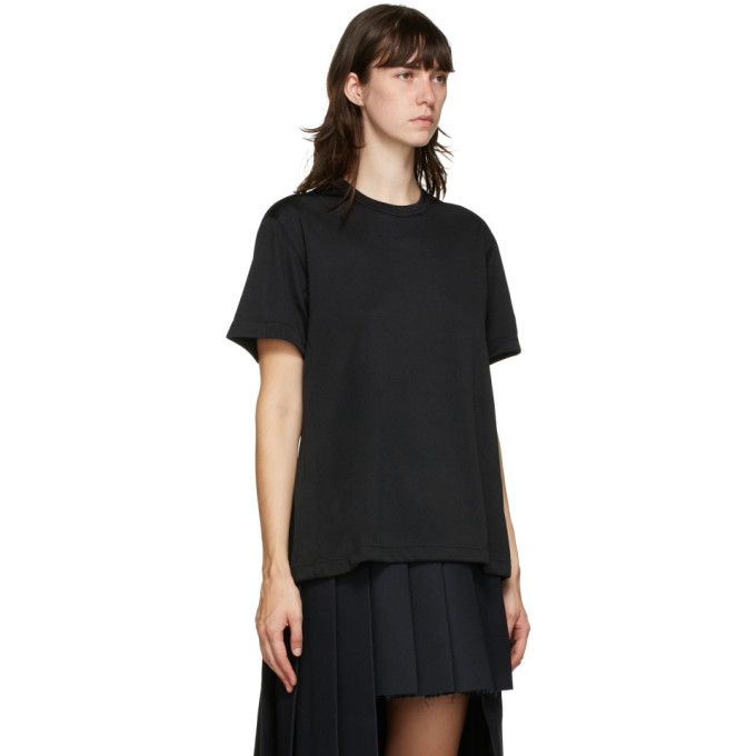 COMME DES GARÇONS HOMME DEUX COMME DES GARCONS HOMME PLUS BLACK BACK CUT-OUT T-SHIRT