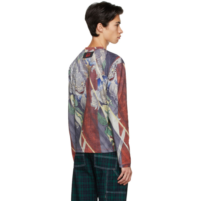 RASSVET BLACK PUSHKIN MUSEUM EDITION TSUKIOKA YOSHITOSHI LOGO T-SHIRT