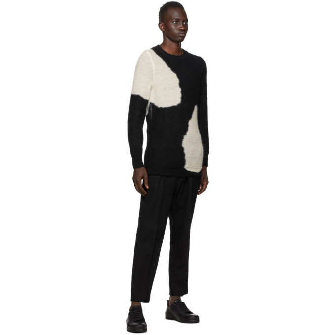 ANN DEMEULEMEESTER ANN DEMEULEMEESTER BLACK LEATHER SNEAKERS