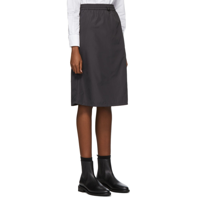 THOM BROWNE THOM BROWNE BLACK FLYWEIGHT GUSSET SKIRT