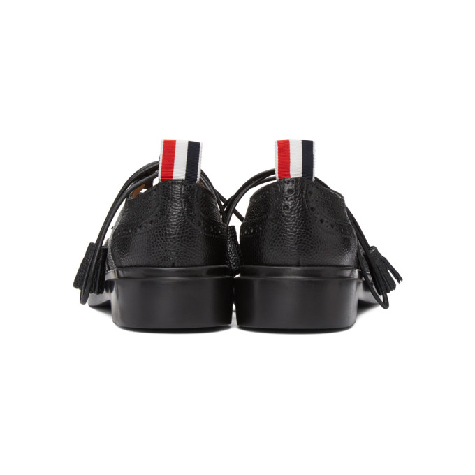 THOM BROWNE THOM BROWNE BLACK GHILLE OXFORDS