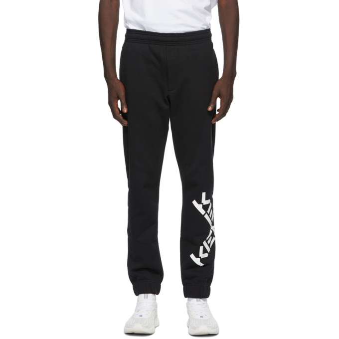 KENZO KENZO BLACK FLEECE BIG X LOUNGE PANTS