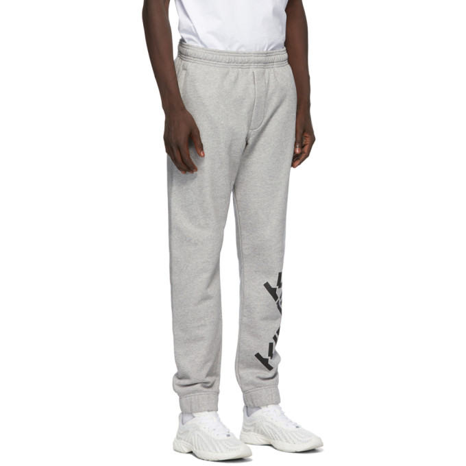 KENZO KENZO GREY FLEECE BIG X LOUNGE PANTS