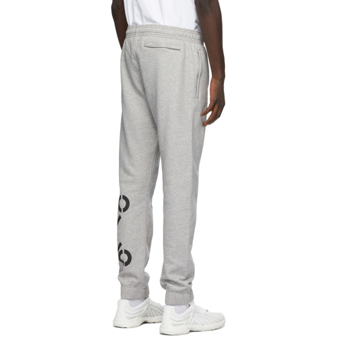 KENZO KENZO GREY FLEECE BIG X LOUNGE PANTS