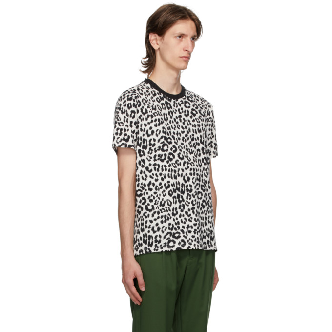 KENZO KENZO OFF-WHITE LEOPARD T-SHIRT