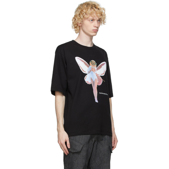 YOUTHS IN BALACLAVA BLACK FAIRY T-SHIRT