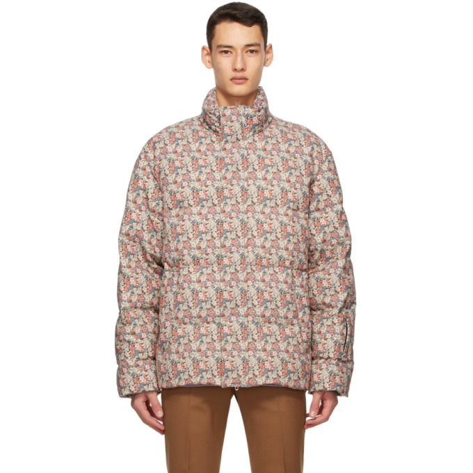 GUCCI GUCCI MULTICOLOR LIBERTY LONDON EDITION DOWN FLORAL JACKET