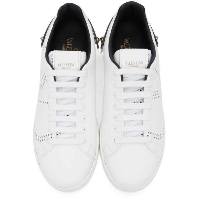 VALENTINO VALENTINO WHITE VALENTINO GARAVANI VLOGO BACKNET SNEAKERS