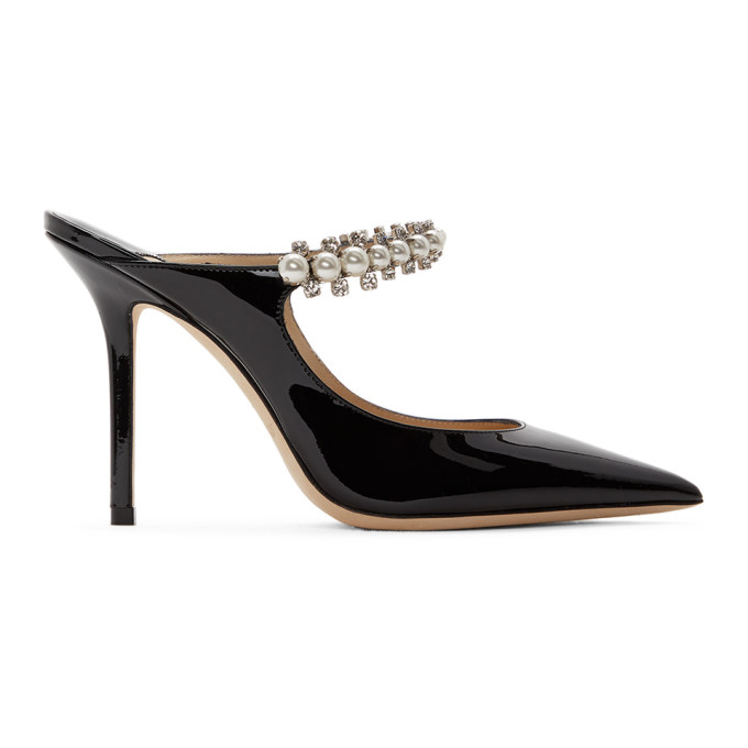 jimmy choo crystal mules