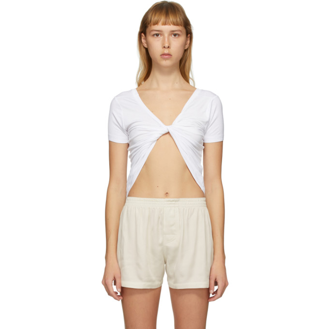 JACQUEMUS JACQUEMUS SSENSE EXCLUSIVE WHITE LE T-SHIRT SPREZZA T-SHIRT