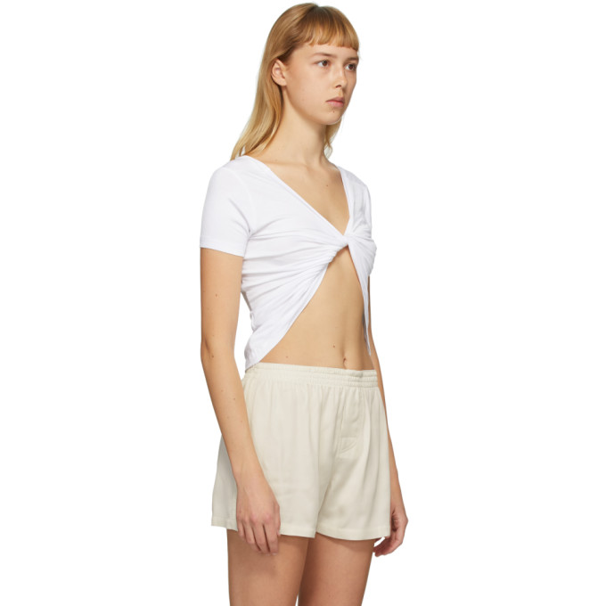 JACQUEMUS JACQUEMUS SSENSE EXCLUSIVE WHITE LE T-SHIRT SPREZZA T-SHIRT