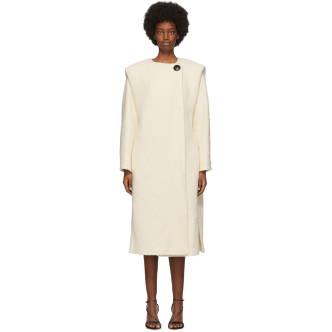 ISABEL MARANT OFF-WHITE GELTON COAT