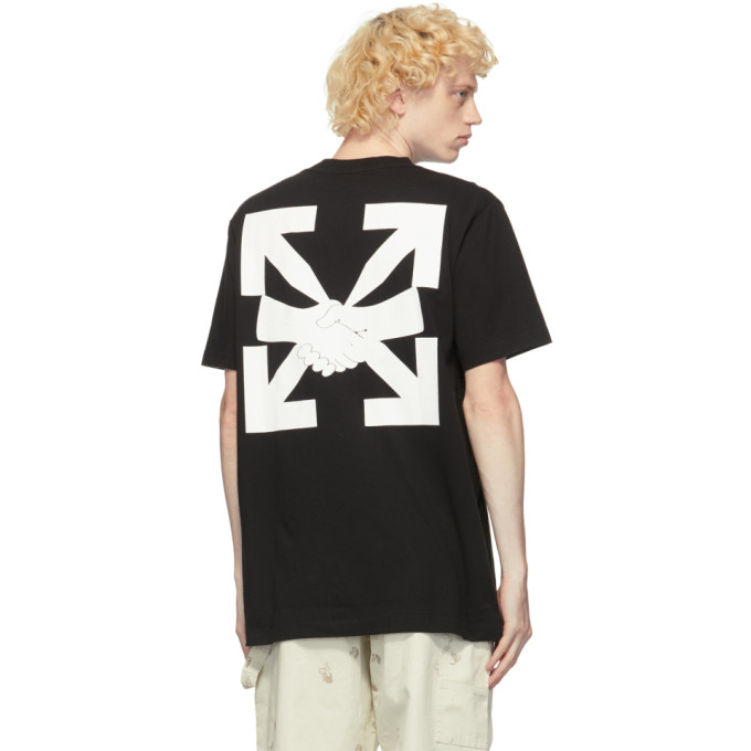 OFF-WHITE OFF-WHITE BLACK AGREEMENT T-SHIRT