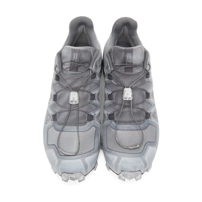 11 BY BORIS BIDJAN SABERI 11 BY BORIS BIDJAN SABERI GREY SALOMON EDITION BAMBA 1.X LOW SNEAKERS