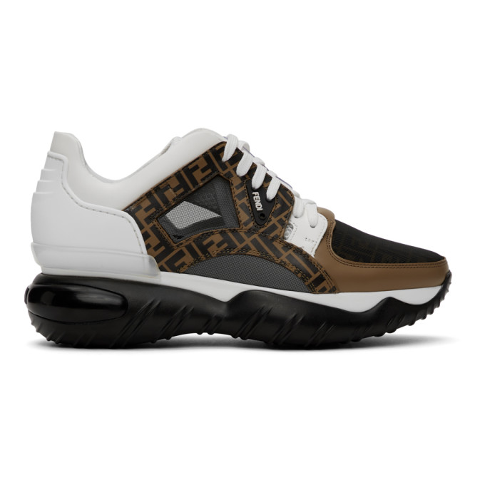 Fendi Chunky Monogram Runner Sneakers In F15v9 Tobac | ModeSens