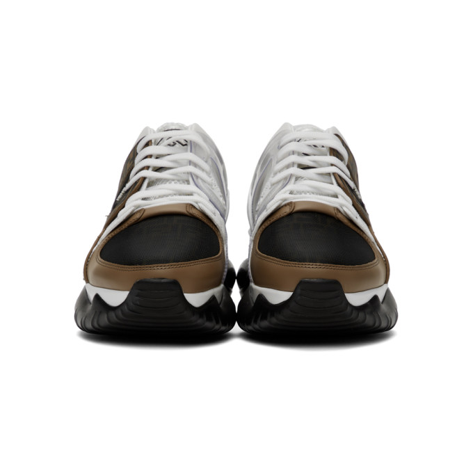 FENDI FENDI WHITE FOREVER FENDI FANCY SNEAKERS