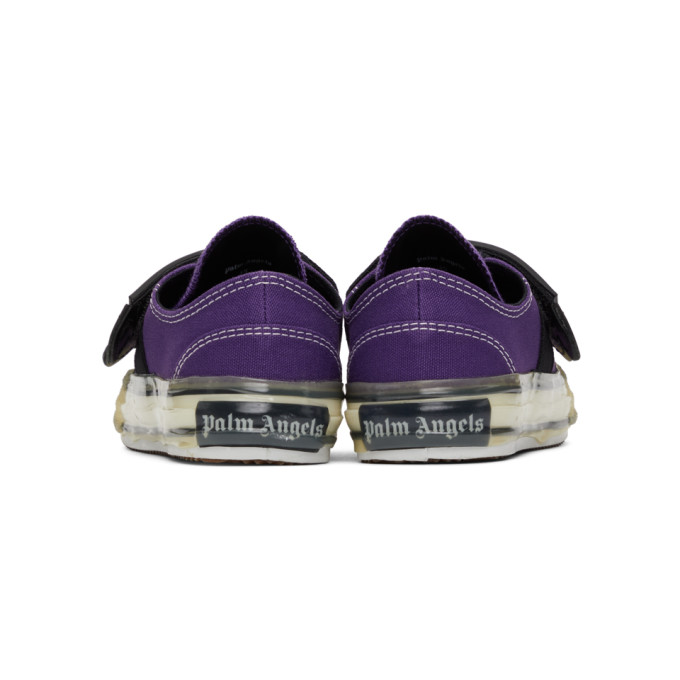 PALM ANGELS Purple Vulcanized Sneakers