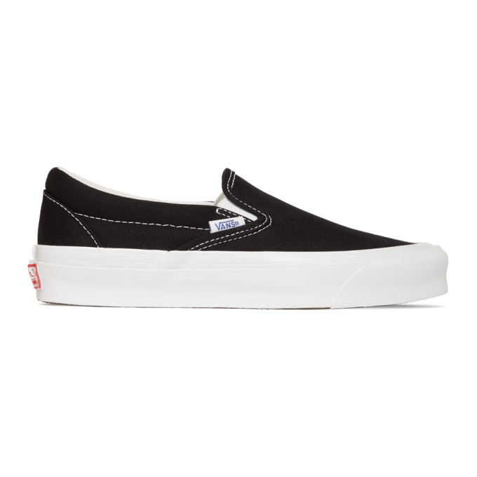 VANS VANS BLACK OG CLASSIC SLIP-ON SNEAKERS