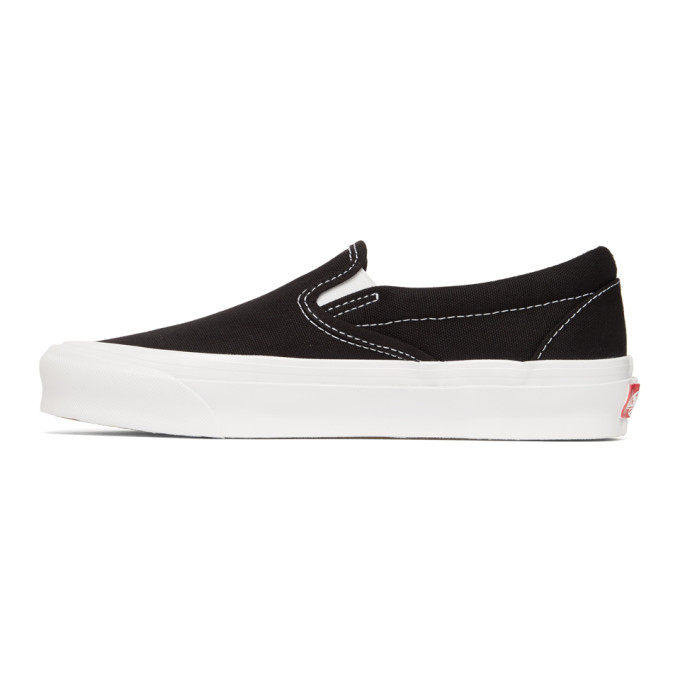 VANS VANS BLACK OG CLASSIC SLIP-ON SNEAKERS