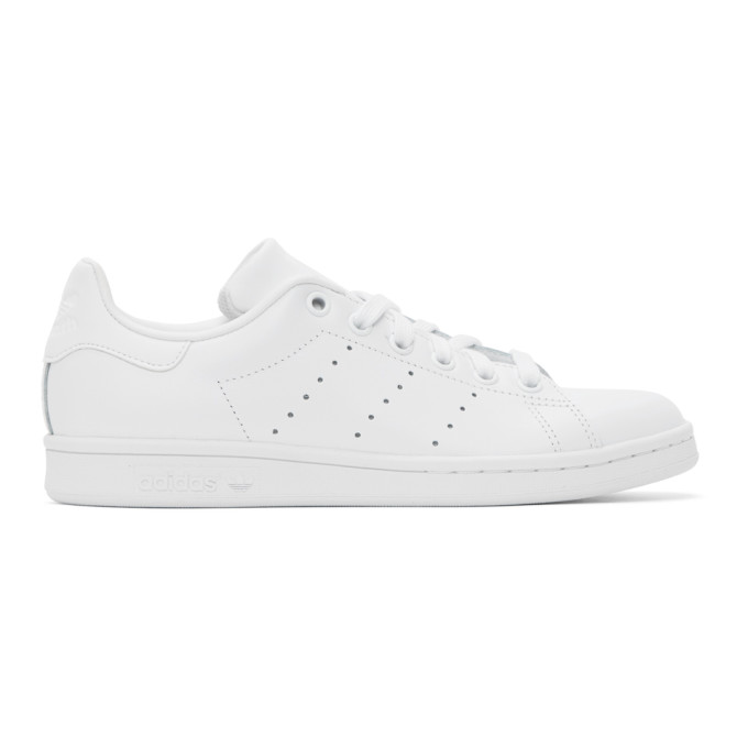 all white leather stan smith