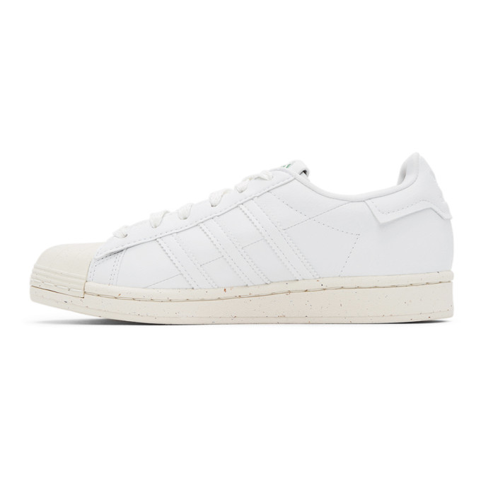 ADIDAS ORIGINALS ADIDAS ORIGINALS WHITE CLEAN CLASSICS SUPERSTAR SNEAKERS