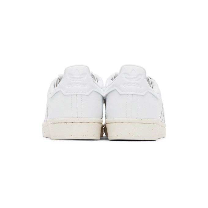 ADIDAS ORIGINALS ADIDAS ORIGINALS WHITE CLEAN CLASSICS SUPERSTAR SNEAKERS