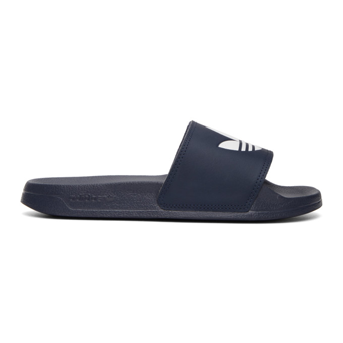 ADIDAS ORIGINALS ADIDAS ORIGINALS NAVY ADILETTE LITE POOL SLIDES