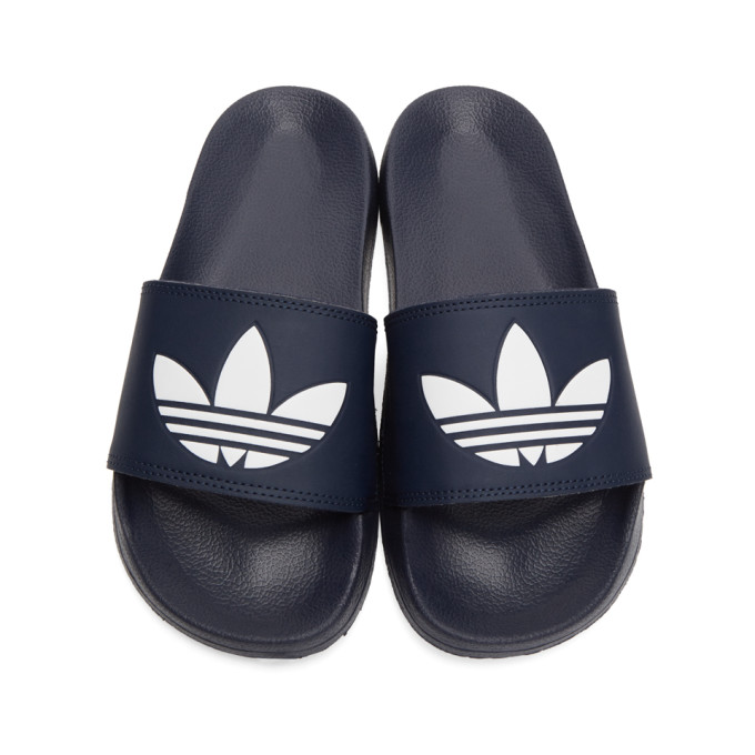 ADIDAS ORIGINALS ADIDAS ORIGINALS NAVY ADILETTE LITE POOL SLIDES