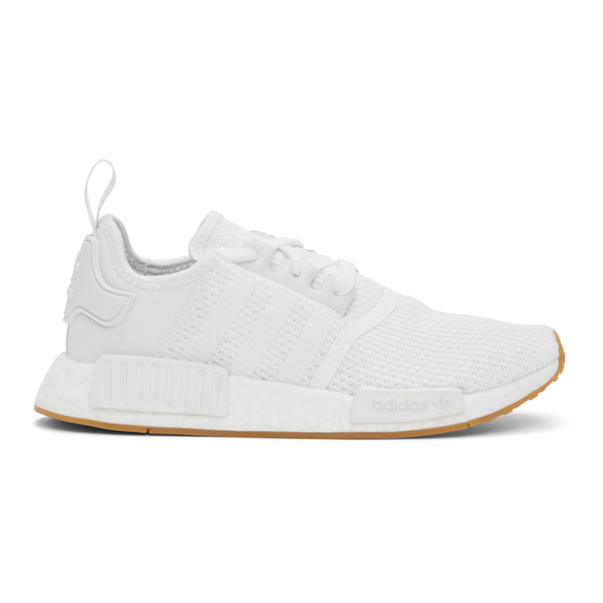 ADIDAS ORIGINALS ADIDAS ORIGINALS WHITE NMD R1 SNEAKERS
