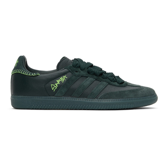 ADIDAS ORIGINALS ADIDAS ORIGINALS GREEN JONAH HILL EDITION SAMBA SNEAKERS