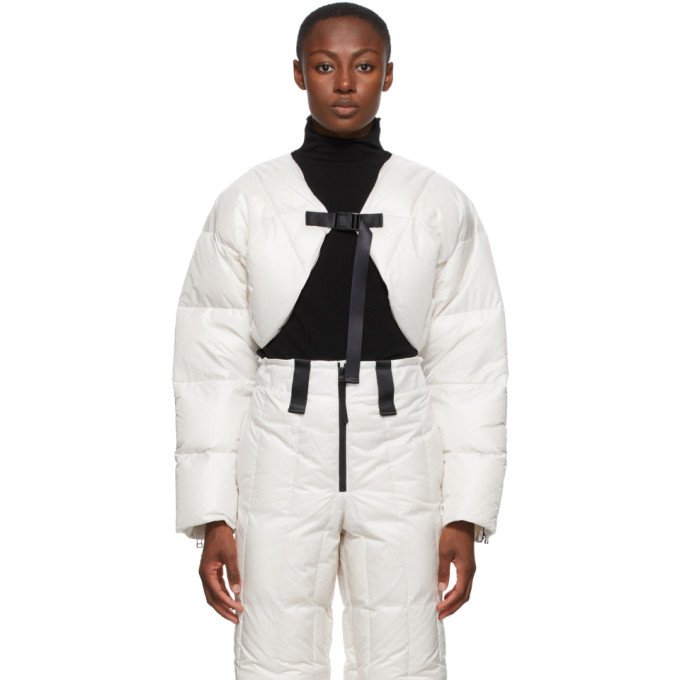 ISSEY MIYAKE ISSEY MIYAKE WHITE DOWN SHORT TRANSFORM JACKET