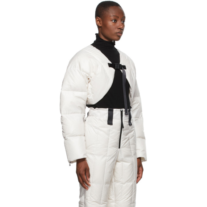 ISSEY MIYAKE ISSEY MIYAKE WHITE DOWN SHORT TRANSFORM JACKET