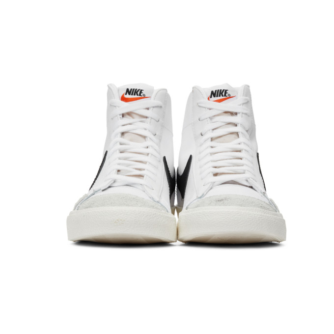 NIKE NIKE WHITE BLAZER MID 77 VINTAGE SNEAKERS
