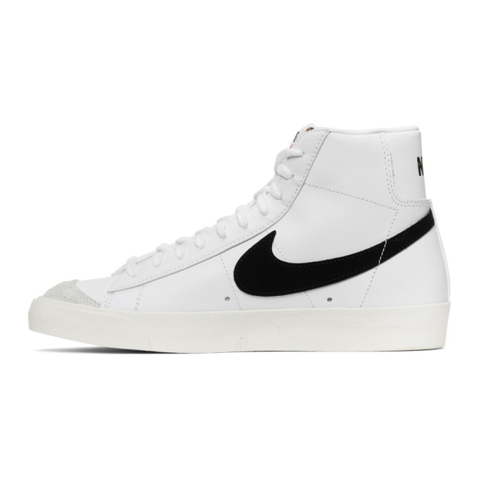 NIKE NIKE WHITE BLAZER MID 77 VINTAGE SNEAKERS