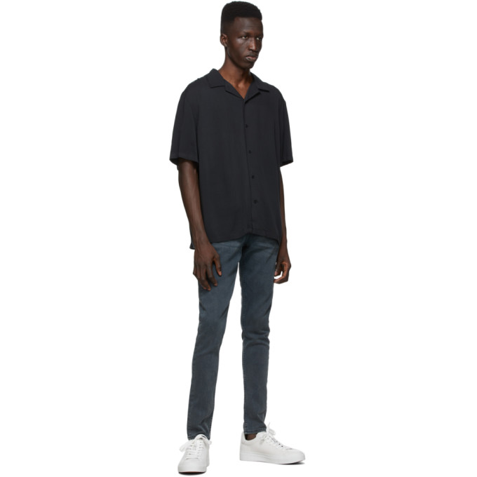 RAG & BONE RAG AND BONE BLACK AVERY SHIRT