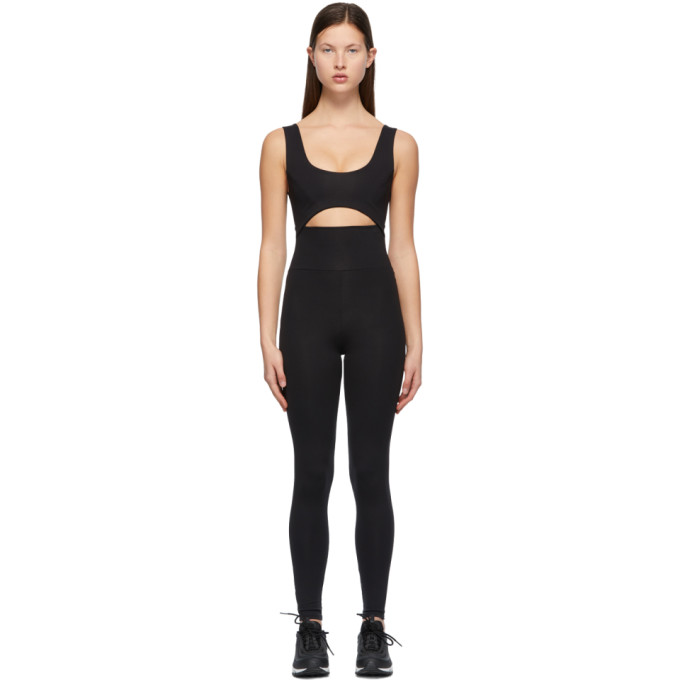 LOEWE BLACK CUT-OUT BODYSUIT