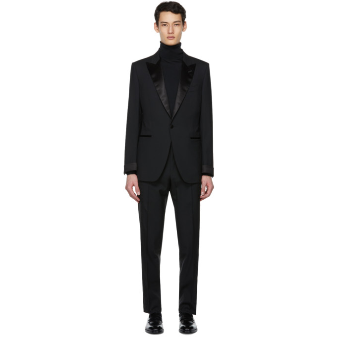 TOM FORD BLACK WOOL O'CONNOR TUXEDO