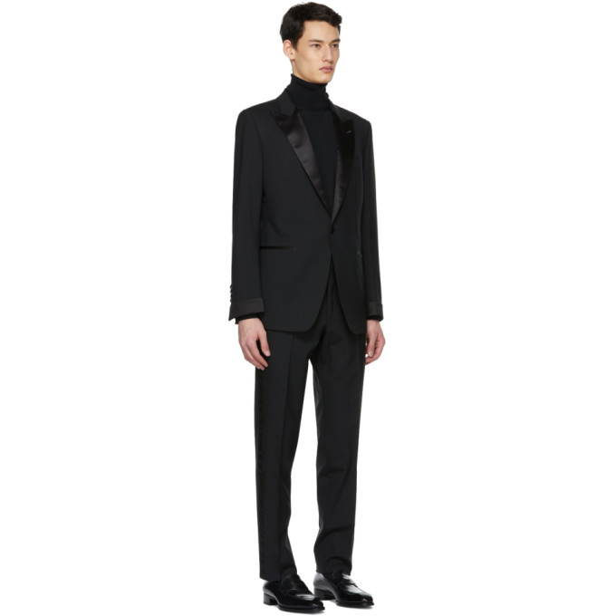 TOM FORD BLACK WOOL O'CONNOR TUXEDO